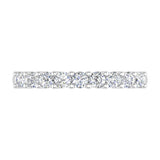 1/2 Carat Round Diamond Wedding Band Ring in Gold - Preview 9