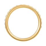 3/4 Carat Diamond Unisex Wedding Band Ring in Yellow Gold