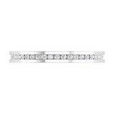 1/4 Carat Channle Set Diamond Wedding Band in White Gold