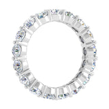 4 Carat Diamond Eternity Wedding Band Ring in 14K Gold - IGI Certified (Value Collection)