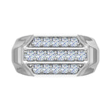 1 Carat Men's Diamond Wedding Band Ring in Gold