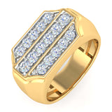 1 Carat Men's Diamond Wedding Band Ring in Gold
