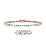 4 Carat Diamond Tennis Bracelet