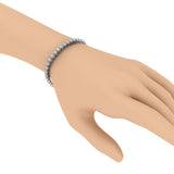 8 Carat Diamond Tennis Bracelet in 14K Gold (7 Inch) - IGI Certified