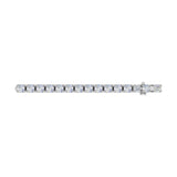 8 Carat Diamond Tennis Bracelet in 14K Gold (7 Inch) - IGI Certified