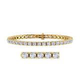 8 Carat Diamond Tennis Bracelet in 14K Gold (7 Inch) - IGI Certified