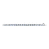 2 Carat Natural Diamond Womens Bangle Bracelet in Gold
