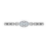 1 1/5 Carat Linked Diamond Bracelet in Gold