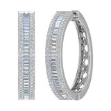 1 Carat Diamond Hoop & Huggies Earrings in Gold - IGI Certified