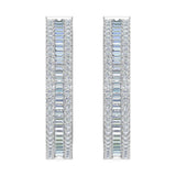 1 Carat Diamond Hoop & Huggies Earrings in Gold - IGI Certified