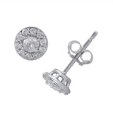 1/3 Carat Diamond Ladies Stud Earrings in Gold