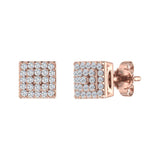 1/5 Carat Diamond Stud Earrings in Gold - IGI Certified