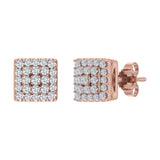 1/3 Carat Diamond Stud Earrings in Gold - IGI Certified