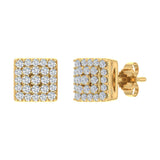 1/3 Carat Diamond Stud Earrings in Gold - IGI Certified