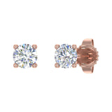 1/5 Carat 4-Prong Diamond Stud Earringsin Gold - IGI Certified
