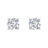 1/5 Carat 4-Prong Diamond Stud Earringsin Gold - IGI Certified