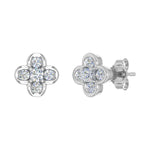 1/5 Carat Diamond Stud Earrings in Gold - IGI Certified - Preview 6