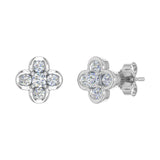 1/5 Carat Diamond Stud Earrings in Gold - IGI Certified - Preview 6
