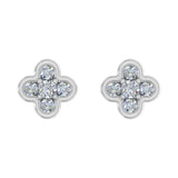 1/5 Carat Diamond Stud Earrings in Gold - IGI Certified - Thumbnail 3