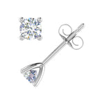 1/4 Carat 4-Prong Diamond Stud Earrings in Gold - IGI Certified-Preview 1