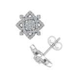 1/2 Carat Diamond Stud Earrings in Gold - IGI Certified