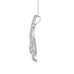 0.65 Carat Diamond Tear Drop Pendant Necklace in Gold (Included Silver Chain) - Preview 1