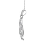 0.65 Carat Diamond Tear Drop Pendant Necklace in Gold (Included Silver Chain) - Preview 1