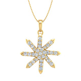 1/2 Carat Diamond Fashion Pendant Necklace in Gold-PD-08185-SI1SI2-14KWX-Thumbnail 3