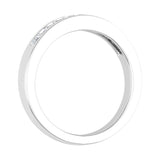 0.27 Carat Channel Set Diamond Wedding Band Ring in Gold - IGI Certified