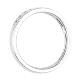 0.23 Carat Channel Set Diamond Wedding Band Ring in Gold - IGI Certified