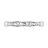 1/4 Carat Channel Set Diamond Wedding Band Ring in Gold - IGI Certified