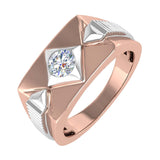 1/2 Carat Men's Diamond Wedding Band Ring in Gold - IGI Certified