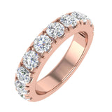 2 Carat (ctw) Diamond Wedding Band Ring in Gold - IGI Certified