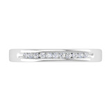 1/10 Carat Channel Set Diamond Wedding Anniversary Ring in Gold
