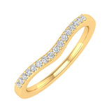 1/10 Carat Diamond Wedding Anniversary Ring in Gold