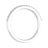 1/5 Carat Prong Set Diamond Wedding Band Ring in Gold