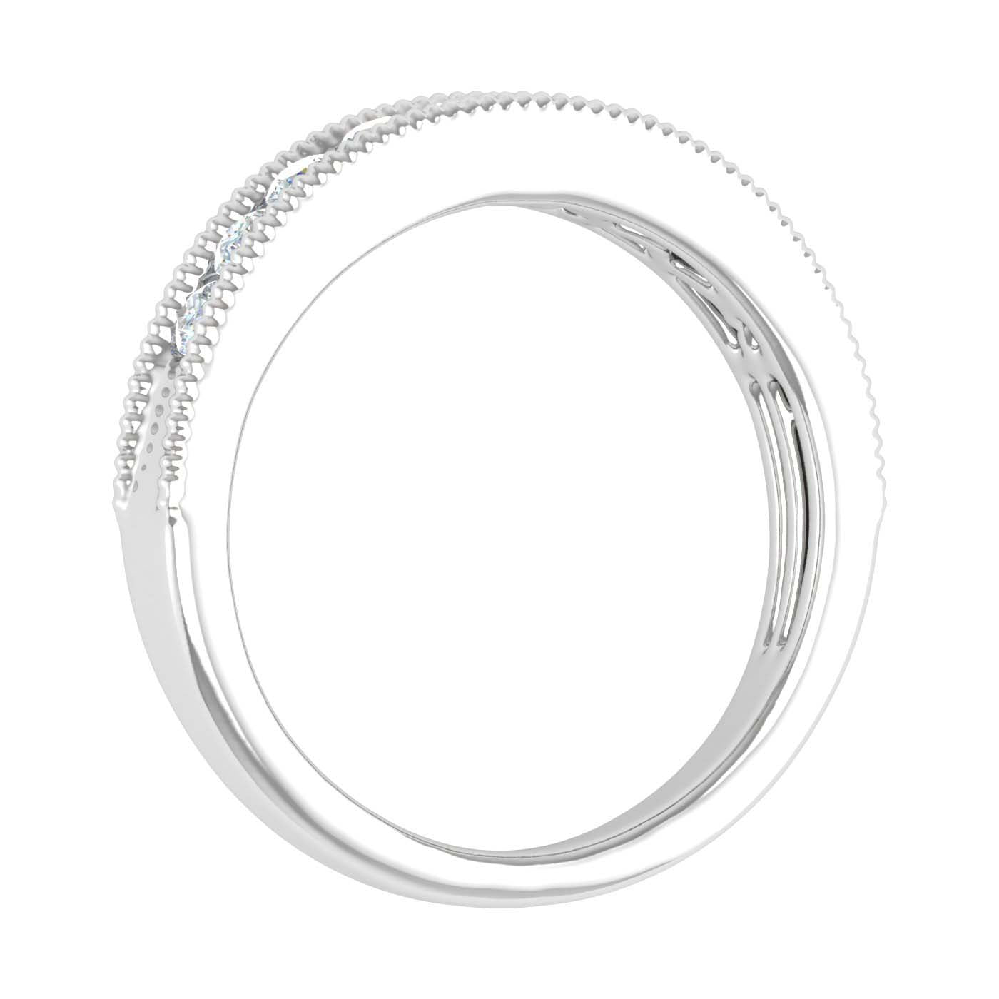 1/2 Carat Channel Set Diamond Wedding Ring Band in Gold