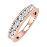 3/4 Carat Diamond Wedding Band Ring in Gold