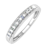 1/10 Carat Channel Set Diamond Wedding Anniversary Ring in Gold