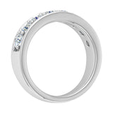1 Carat Diamond Wedding Band Ring in Gold - IGI Certified