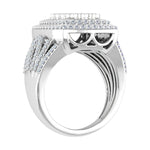 0.15 Carat Cluster Diamond Stud Earrings in Gold - IGI Certified-ER-03431-I1I2-14KW-IG