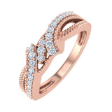 1/5 Carat Diamond Wedding Band Ring in Gold