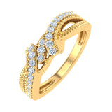 1/5 Carat Diamond Wedding Band Ring in Gold