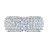 1.80 Carat Diamond Wedding Band Ring in Gold