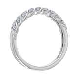 0.15 Carat Diamond Wedding Band Ring in Gold