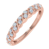 1/4 Carat Diamond Wedding Band Ring in Gold