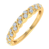 1/4 Carat Diamond Wedding Band Ring in Gold