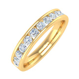 0.60 Carat Channel Set Diamond Wedding Band Ring in Gold