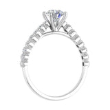 Round Diamond Engagement Ring in Gold (0.70 cttw)
