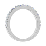 Gold Diamond Semi-Eternity Wedding Band Ring (0.40 Carat) - IGI Certified